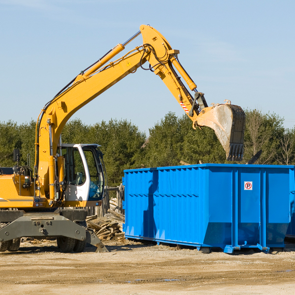 are there any restrictions on where a residential dumpster can be placed in Gorham